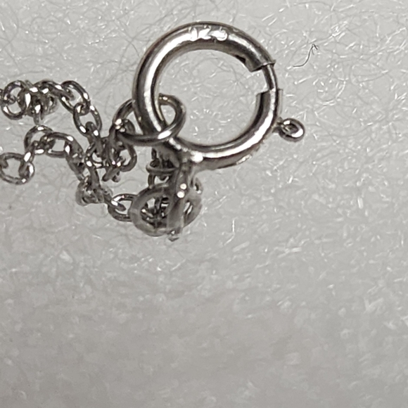 STERLING SILVER ROUND PENDANT NECKLACE - Picture 7 of 7